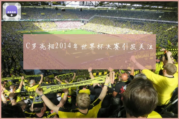 C罗亮相2014年世界杯决赛引发关注